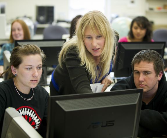 Data Science students in class